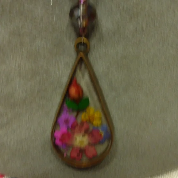 💖(2 for $20)Beaded handmade necklace with amethyst and faceted garnet - Picture 5 of 5